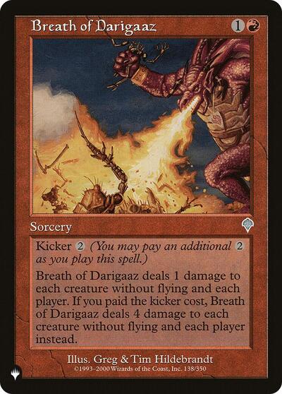 Breath of Darigaaz (The List) Near Mint
