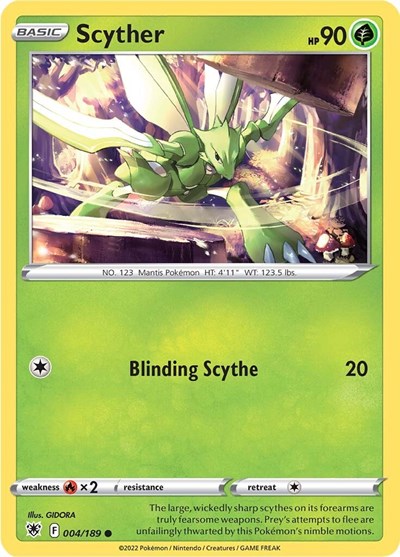 Scyther (004) (SWSH10: Astral Radiance) Near Mint