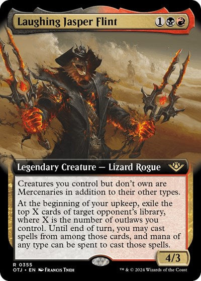 Laughing Jasper Flint (Extended Art) (Outlaws of Thunder Junction) Light Play
