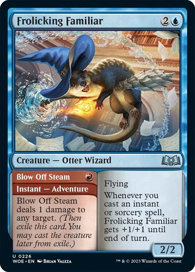Frolicking Familiar (Wilds of Eldraine) Near Mint Foil