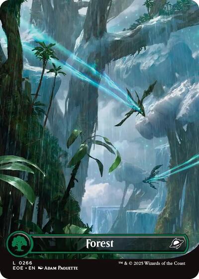Forest (0266) (Borderless) (Edge of Eternities) Near Mint