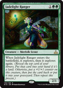 Jadelight Ranger (Rivals of Ixalan) Light Play