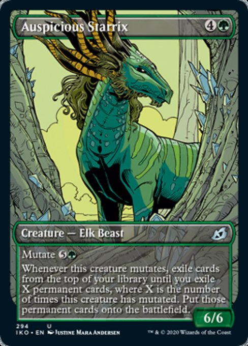 Auspicious Starrix (Showcase) (Ikoria: Lair of Behemoths) Light Play