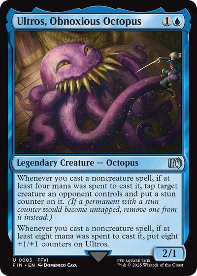 Ultros, Obnoxious Octopus (Universes Beyond: FINAL FANTASY) Near Mint Foil
