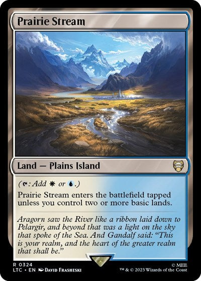 Prairie Stream (Commander: The Lord of the Rings: Tales of Middle-earth) Light Play
