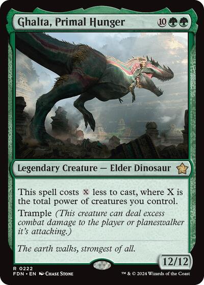 Ghalta, Primal Hunger (Foundations) Light Play