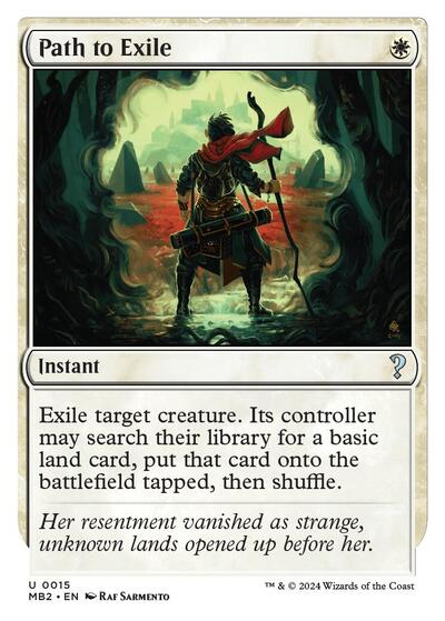 Path to Exile (White Border) (Mystery Booster 2) Near Mint