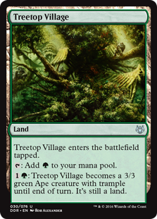 Treetop Village (Duel Decks: Nissa vs Ob Nixilis) Light Play