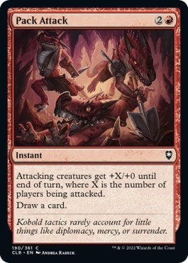 Pack Attack (Commander Legends: Battle for Baldur's Gate) Light Play Foil