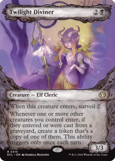 Twilight Diviner (Showcase) (Lorwyn Eclipsed) Near Mint