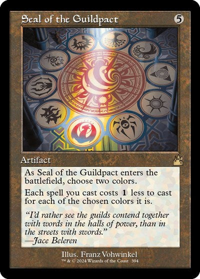 Seal of the Guildpact (Retro Frame) (Ravnica Remastered) Light Play
