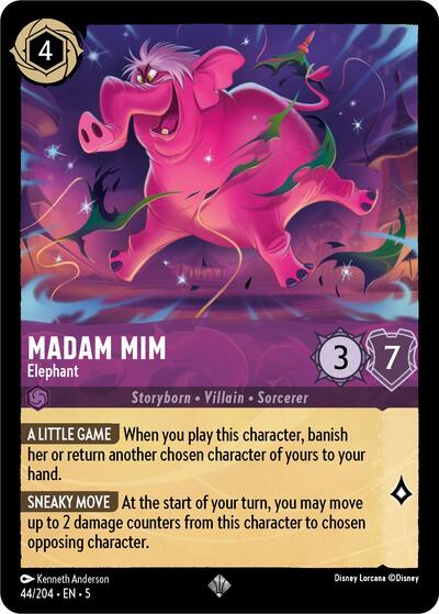 Madam Mim - Elephant (Shimmering Skies) Near Mint