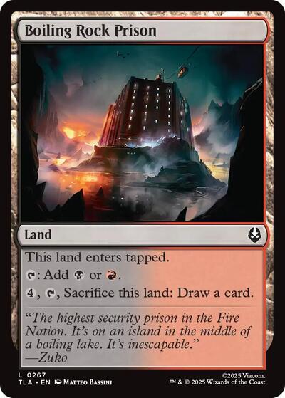 Boiling Rock Prison (Avatar: The Last Airbender) Near Mint Foil