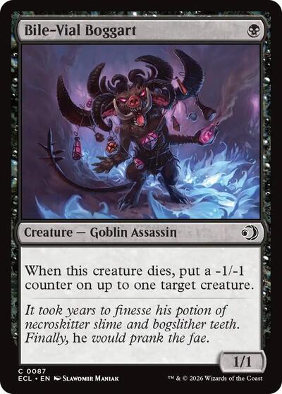 Bile-Vial Boggart (Lorwyn Eclipsed) Near Mint Foil