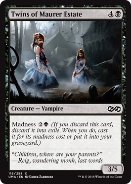 Twins of Maurer Estate (Ultimate Masters) Light Play