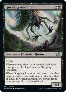 Gurgling Anointer (The Brothers' War) Near Mint Foil