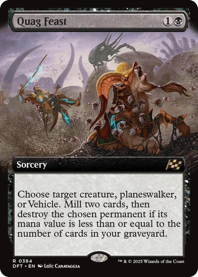 Quag Feast (Extended Art) (Aetherdrift) Near Mint