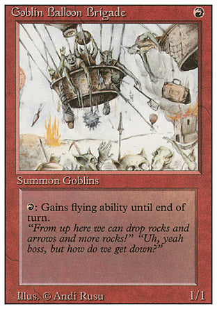 Goblin Balloon Brigade (Revised) Light Play
