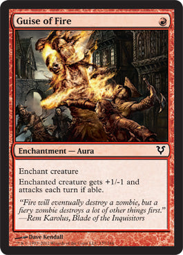 Guise of Fire (Avacyn Restored) Light Play Foil