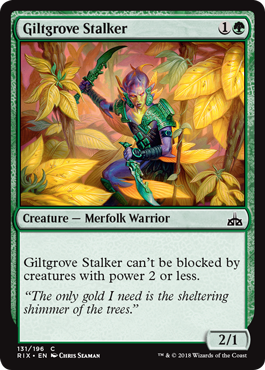 Giltgrove Stalker (Rivals of Ixalan) Light Play Foil