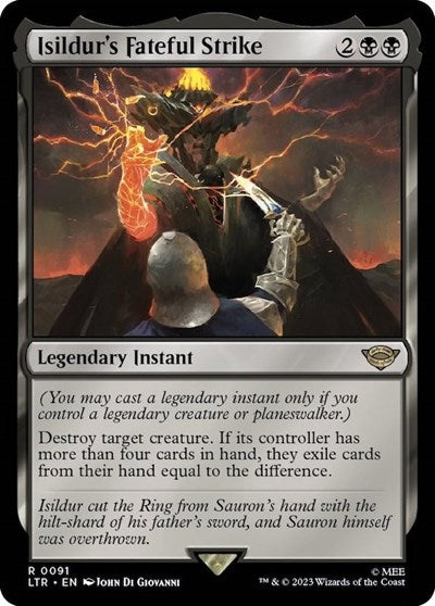 Isildur's Fateful Strike (Universes Beyond: The Lord of the Rings: Tales of Middle-earth) Near Mint Foil