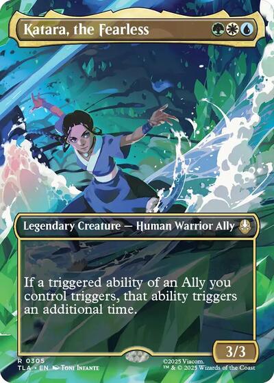 Katara, the Fearless (Borderless) (Avatar: The Last Airbender) Near Mint