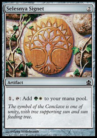 Selesnya Signet (Commander) Light Play