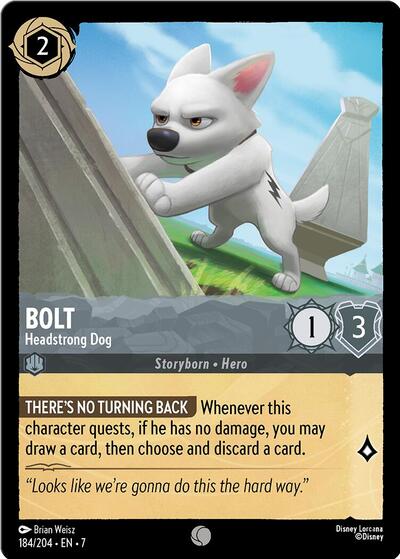 Bolt - Headstrong Dog (Archazia's Island) Near Mint