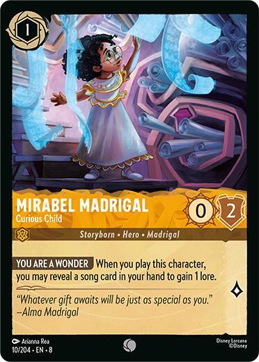 Mirabel Madrigal - Curious Child (Reign of Jafar) Near Mint