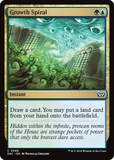 Growth Spiral (Commander: Duskmourn: House of Horror) Near Mint