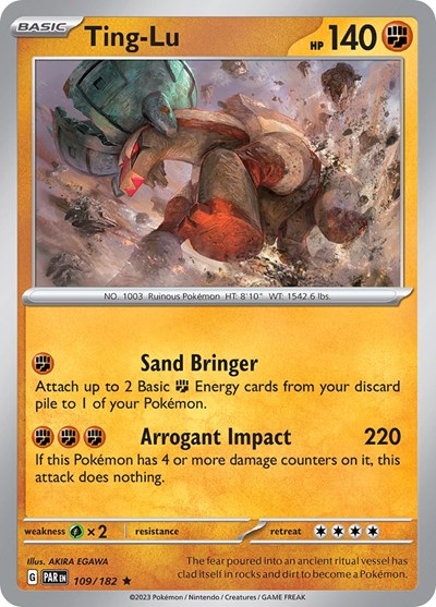 Ting-Lu (Scarlet and Violet: Paradox Rift) Near Mint Reverse Holofoil