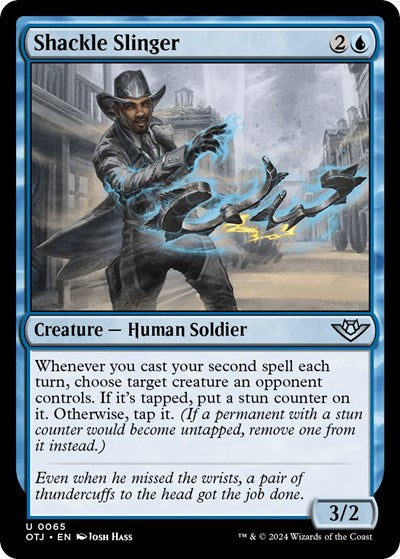 Shackle Slinger (Outlaws of Thunder Junction) Near Mint Foil