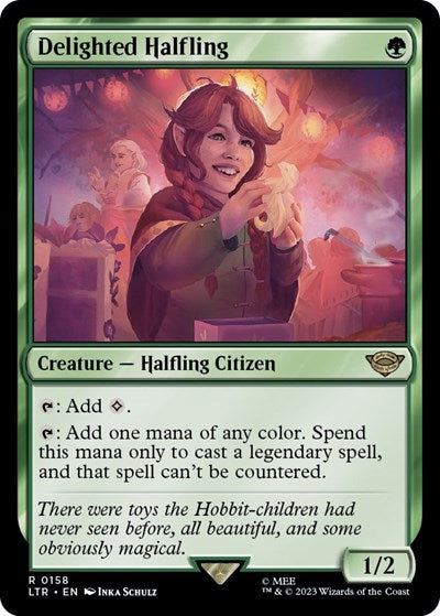 Delighted Halfling (Universes Beyond: The Lord of the Rings: Tales of Middle-earth) Near Mint
