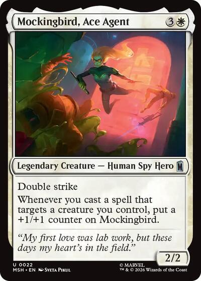 Mockingbird, Ace Agent (Marvel Super Heroes) Near Mint Foil