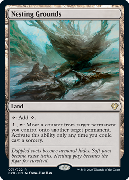 Nesting Grounds (Commander 2020 Ikoria) Light Play