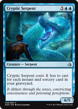 Cryptic Serpent (Amonkhet) Light Play