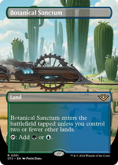 Botanical Sanctum (Borderless) (Outlaws of Thunder Junction) Near Mint