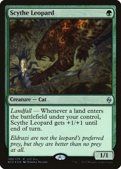 Scythe Leopard (Promos: Gift Boxes) Light Play Foil
