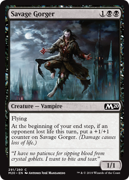 Savage Gorger (Magic 2020 Core Set) Light Play