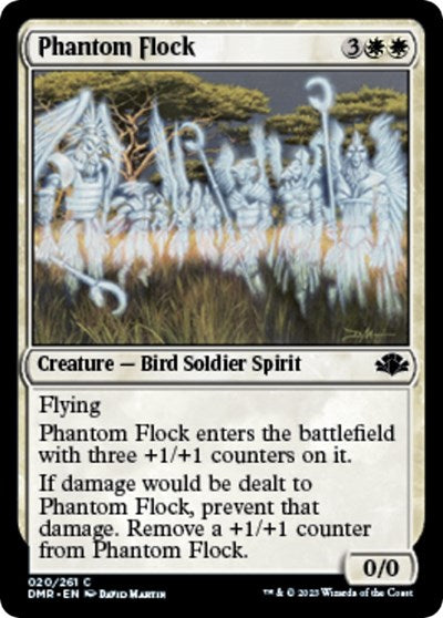 Phantom Flock (Dominaria Remastered) Light Play Foil