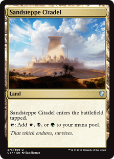 Sandsteppe Citadel (Commander 2017) Light Play