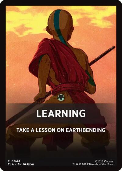 Learning Theme Card (Avatar: The Last Airbender) Near Mint