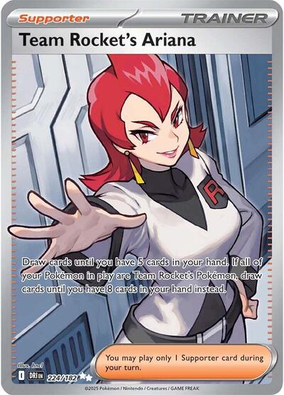Team Rocket's Ariana - 224 (SV10: Destined Rivals) Near Mint Holofoil