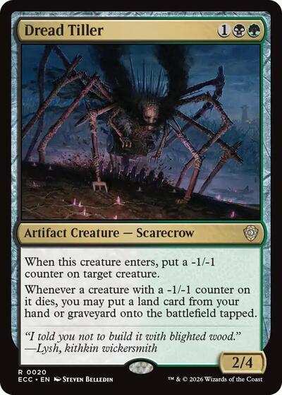 Dread Tiller (Commander: Lorwyn Eclipsed) Near Mint