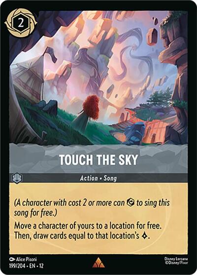 Touch the Sky (Wilds Unknown) Near Mint Cold Foil