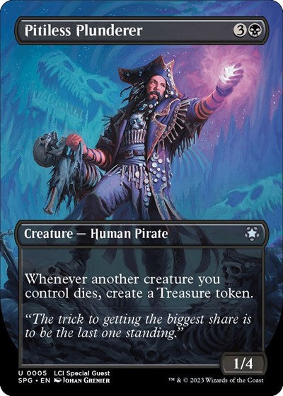 Pitiless Plunderer (Borderless) (Special Guests) Near Mint Foil