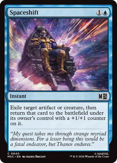 Spaceshift (Commander: Marvel Super Heroes) Near Mint Foil