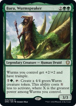 Baru, Wurmspeaker (Commander: Dominaria United) Light Play