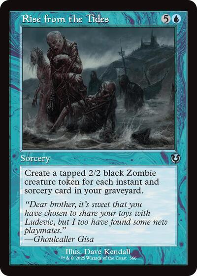 Rise from the Tides (Retro Frame) (Innistrad Remastered) Light Play Foil