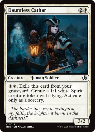 Dauntless Cathar (Innistrad Remastered) Light Play Foil